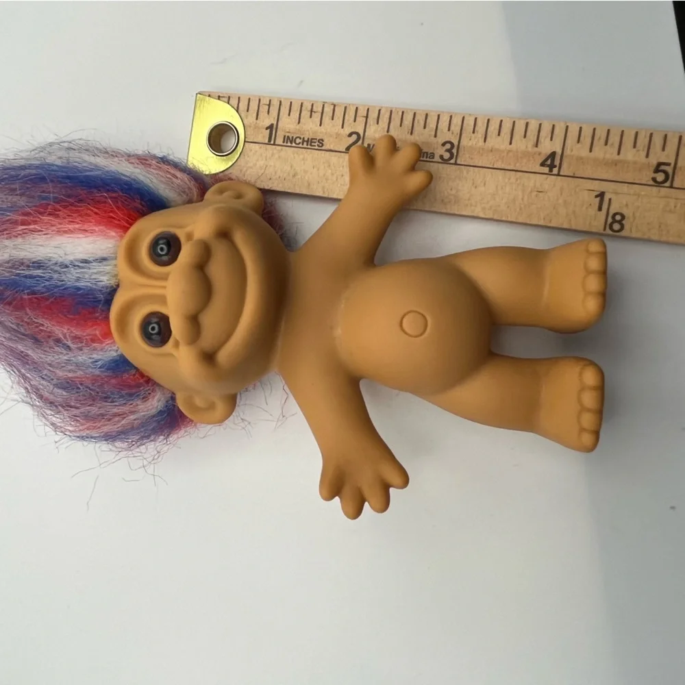 Russ Troll Doll‎ Red White and Blue Hair